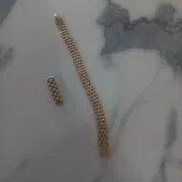 ست دستبند و انگشتر  رولکس رنگ‌ ثابت