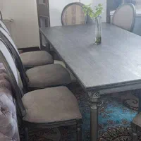 مبل و نهار خوری باهم به فروش می‌رسد|مبلمان خانگی و میز عسلی|شاهین‌شهر, شهرک هشت بهشت|دیوار
