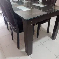 میز ناهار خوری شش نفره ،مخمل