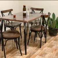 میز و صندلی غذاخوری kafe جیگرکی mahmood 6322