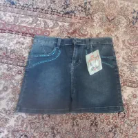 شلوارک جین  سایز ایکس لارج نو
