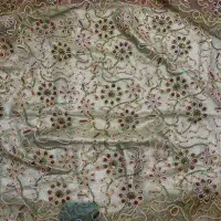 پارچه کارشده سنگ دوزی شده