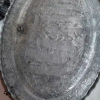 سینی قدیمی مسی|کلکسیون اشیاء عتیقه|مهدی شهر, |دیوار