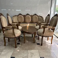 مبلمان استیل چوب راش|مبلمان خانگی و میز عسلی|تهران, نازی‌آباد|دیوار