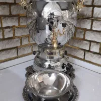 ۳عدد سماور گازی نو نو برنجی