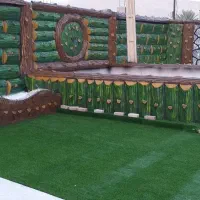 طرح سنگ صخره ای سیمانی|خدمات پیشه و مهارت|محمدیه-قزوین, |دیوار