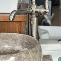 شیر روشویی پایه بلند مارون کروم مات|مصالح و تجهیزات ساختمان|رشت, پارک شهر|دیوار