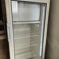 یخچال ایستاده با فریزر بالا.درب شیشه ای|یخچال و فریزر|خلخال, |دیوار