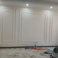 نصب گچبری ابزار پیش ساخته قاب بندی ترمووال|خدمات پیشه و مهارت|تهران, مرزداران|دیوار