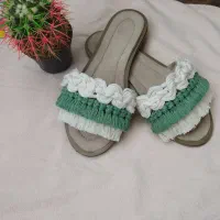 صندل دمپایی تابستانی مکرومه|کیف، کفش، کمربند|اردبیل, |دیوار