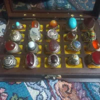 فروش انگشتر نقره ۲عدد جبه یک کیلو گرمی ۲۵۰|جواهرات|کرمان, |دیوار