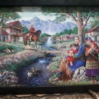 قاب عکس جنگل|تابلو، نقاشی، عکس|گرگان, |دیوار