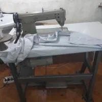 چرخ خیاطی و لوازم کامل کارگاه خیاطی