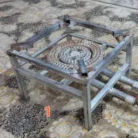 یک عدد اجاق گاز دو شعله بزرگ در حد نو نو فشار قوی