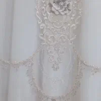 پرده فلت ،با شال پتینه نگین کوبی،بازیره جنس عالی