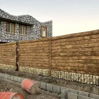 سیمانکاری طرح سنگ ،طرح چوب،آبنما آلاچیق|خدمات پیشه و مهارت|بروجرد, |دیوار