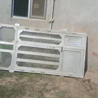 یک عدد در الومنیوم دو دره تمیز تمیز|مصالح و تجهیزات ساختمان|گلی داغ, |دیوار