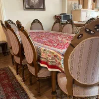 مبل و میز ناهارخوری بسیار لوکس در حد نو|مبلمان خانگی و میز عسلی|تهران, پونک|دیوار