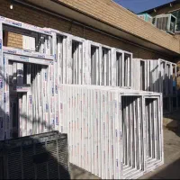 در و پنجره upvc بالکن شیشه ای توری کشویی (یووین)