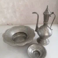 آفتابه لگن مسی قدیمی|صنایع دستی و سایر لوازم تزئینی|قم, انسجام|دیوار
