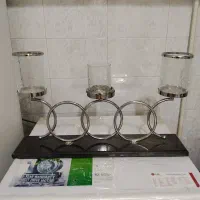 جا شمعی استیل پایه سنگ