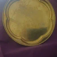 سینی برنجی قطر ۴۰ قدیمی