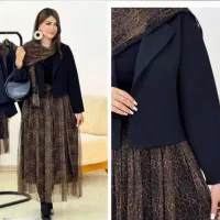 ست کت و دامن پلنگی