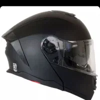 کلاه کاسکت مشکی فک متحرک