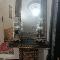 یک دست آینه شمعدان