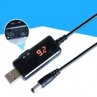 کابل USB افزاینده به 9 و 12ولت با نمایشگر و تبدیل|قطعات و لوازم جانبی رایانه|تهران, اتابک|دیوار