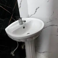 روشویی سنگی سفید نو
