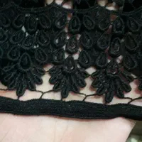 بلوز و دامن گیپور مجلسی مشکی|لباس|کنگاور, |دیوار