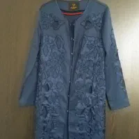 مانتو مجلسی سرمه ای