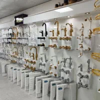 روشویی کابینتی طرح بامبو 60×40 با سنگ طوسی کد 004|لوازم سرویس بهداشتی|کرج, گلشهر|دیوار