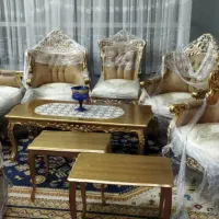 مبلمان چوب راش  سنتی|مبلمان خانگی و میز عسلی|شیراز, ارم|دیوار