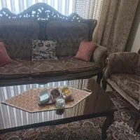 سلام دودست مبل ،راحتی،وسلطنتی با چوب گردو|مبلمان خانگی و میز عسلی|مشهد, جانباز|دیوار