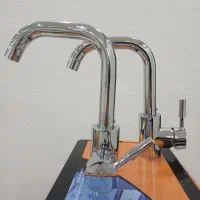 شیر روشویی پایه بلند چرخشی