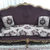 مبلمان استیل ۹ نفره همراه با میز و عسلی|مبلمان خانگی و میز عسلی|اصفهان, ابر|دیوار