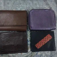 کیف پول چرم طبیعی|کیف، کفش، کمربند|قم, باغ کرباسی|دیوار