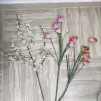 گلدان چوبی|گل مصنوعی|قائن, |دیوار