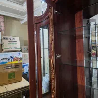 بوفه چوبی (ویترین ) وارداتی از مالزی در حد نو|بوفه، ویترین، کنسول|تهران, باغ فیض|دیوار