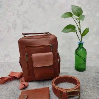 کیف وکمربند وکیف جیبی چرم مصنوعی دست دوز|کیف، کفش، کمربند|فولادشهر, B7|دیوار