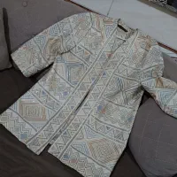 مانتو مجلسی و شومیز مجلسی پولکی آستین ریش ریش