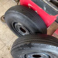 رینگ لاستیک بارز سیمی 700/16نیسانی در حد نو