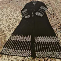 عبا مخمل اصل با نگین های هفت رنگ اصل|لباس|مریوان, |دیوار