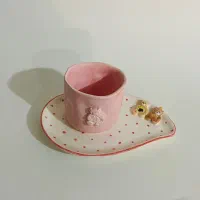 ماگ دمنوش و فنجان سرامیکی