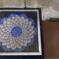 بشقاب دیوارکوب میناکاری فلزی