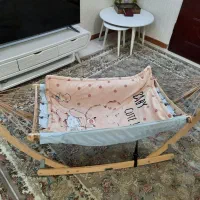 گهواره تاشو به همراه پشه بند ( نی نی لای لای )|اسباب و اثاث بچه|رشت, رشتیان|دیوار