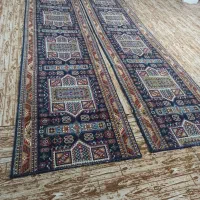 دو عدد فرش راه رویی یک در سه ودو عدد پشتی