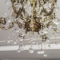 لوستر برنز سنگین|لوستر و چراغ آویز|زنجان, |دیوار